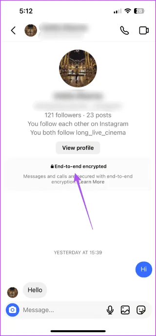 如何為 Instagram 聊天啟用端對端加密