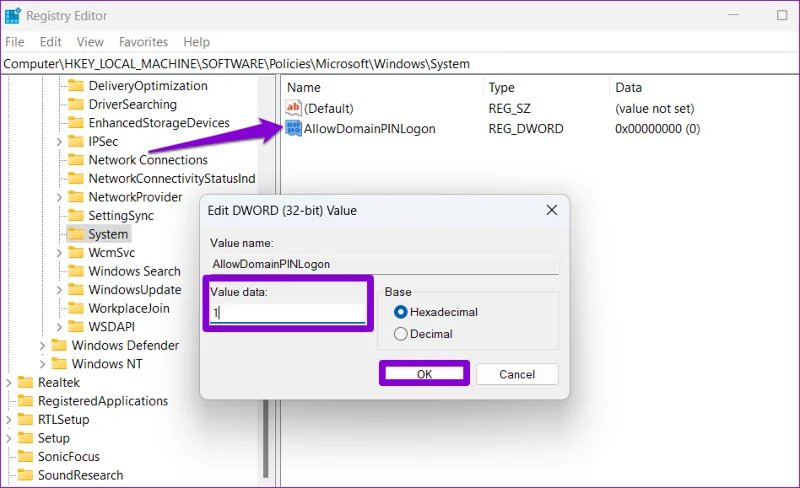Seis formas de solucionar la imposibilidad de cambiar el PIN de inicio de sesión en Windows