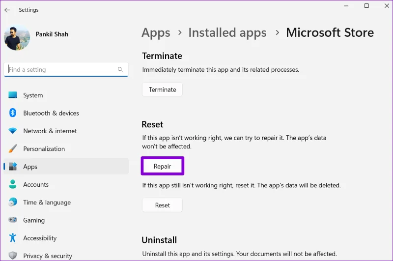 Las 6 formas principales de reparar aplicaciones predeterminadas que faltan en Windows 11