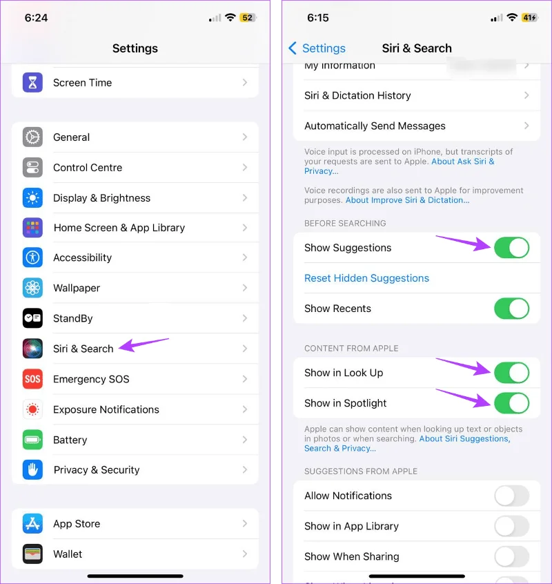 8 manieren om iPad en iPhone vast te zetten op Siri-suggesties