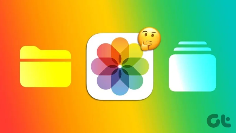 Quelle est la différence entre un album et un dossier dans Photos