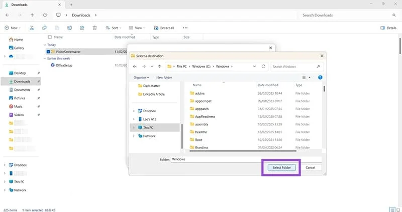Cómo establecer un video como protector de pantalla en Windows 11