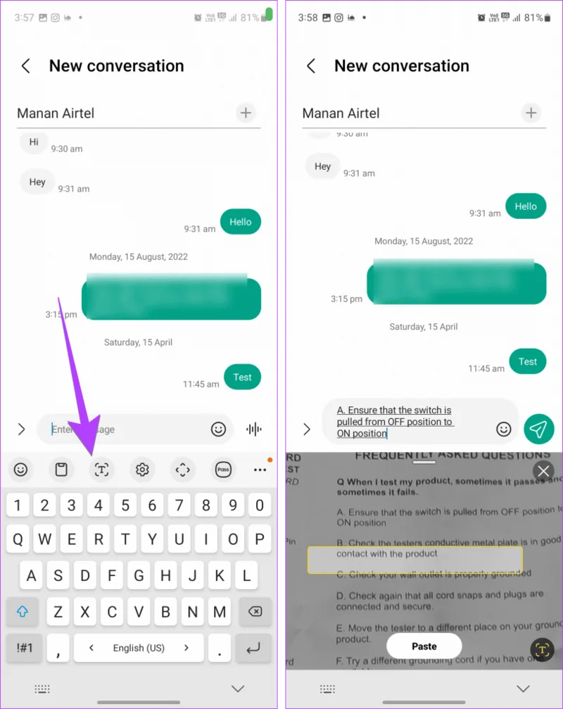 6 modi per estrarre e copiare testo da un'immagine in Samsung