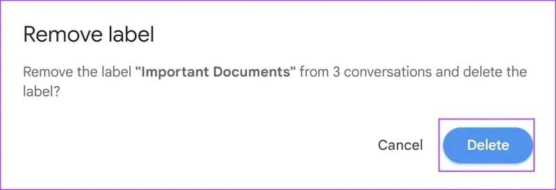 Come eliminare cartelle o etichette in Gmail