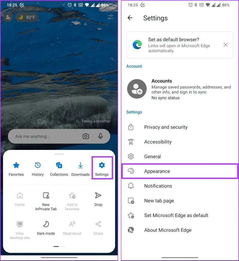 Hoe u de donkere modus in Microsoft Edge op desktop en mobiel kunt inschakelen