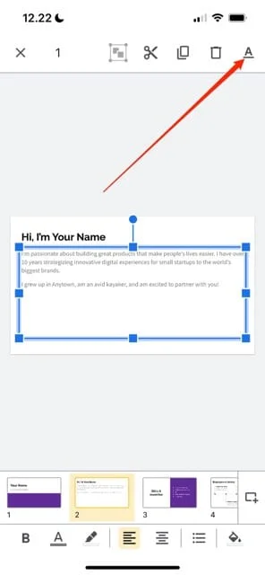 Cum să evidențiezi textul în Google Slides