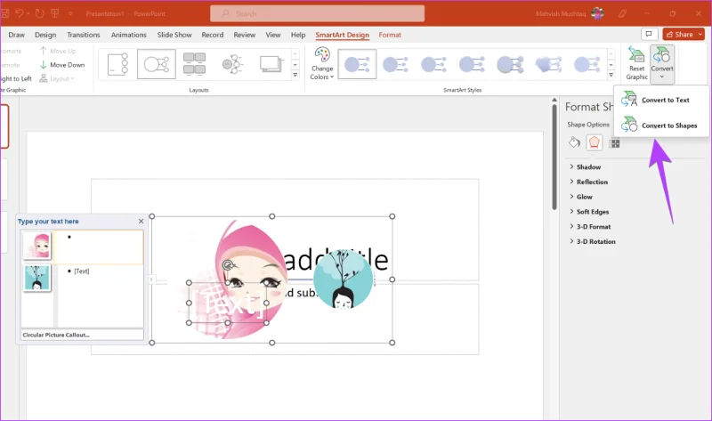 4 maneiras de cortar uma imagem em um círculo no PowerPoint
