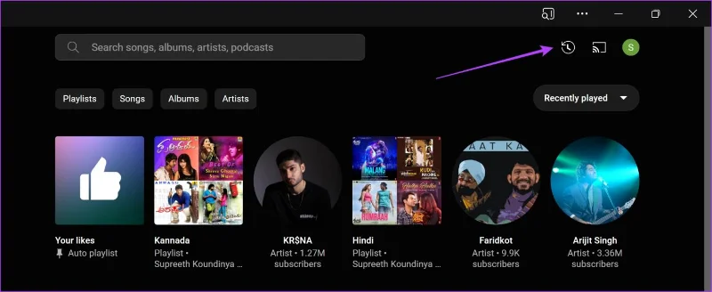 Come visualizzare ed eliminare la cronologia musicale di YouTube