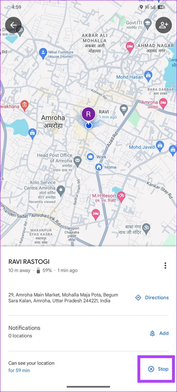 Comment réparer le partage de position qui ne se met pas à jour dans Google Maps sur le téléphone