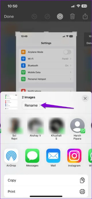 3 melhores maneiras de renomear fotos e vídeos no iPhone e iPad