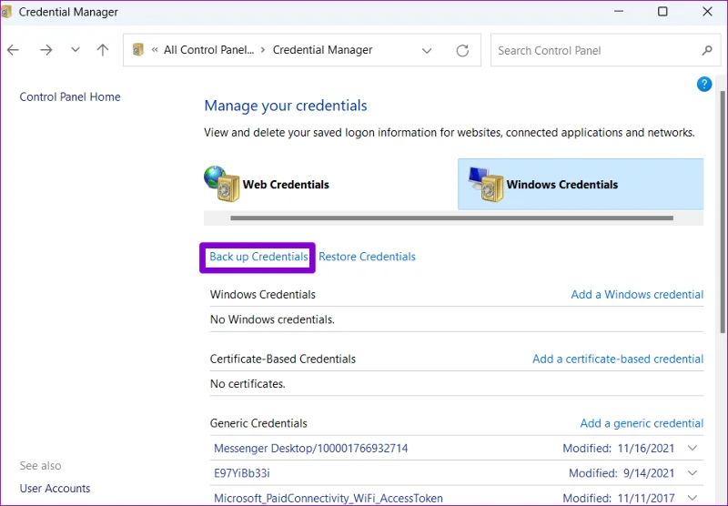 Cómo acceder y utilizar el Administrador de credenciales en Windows 10 y Windows 11