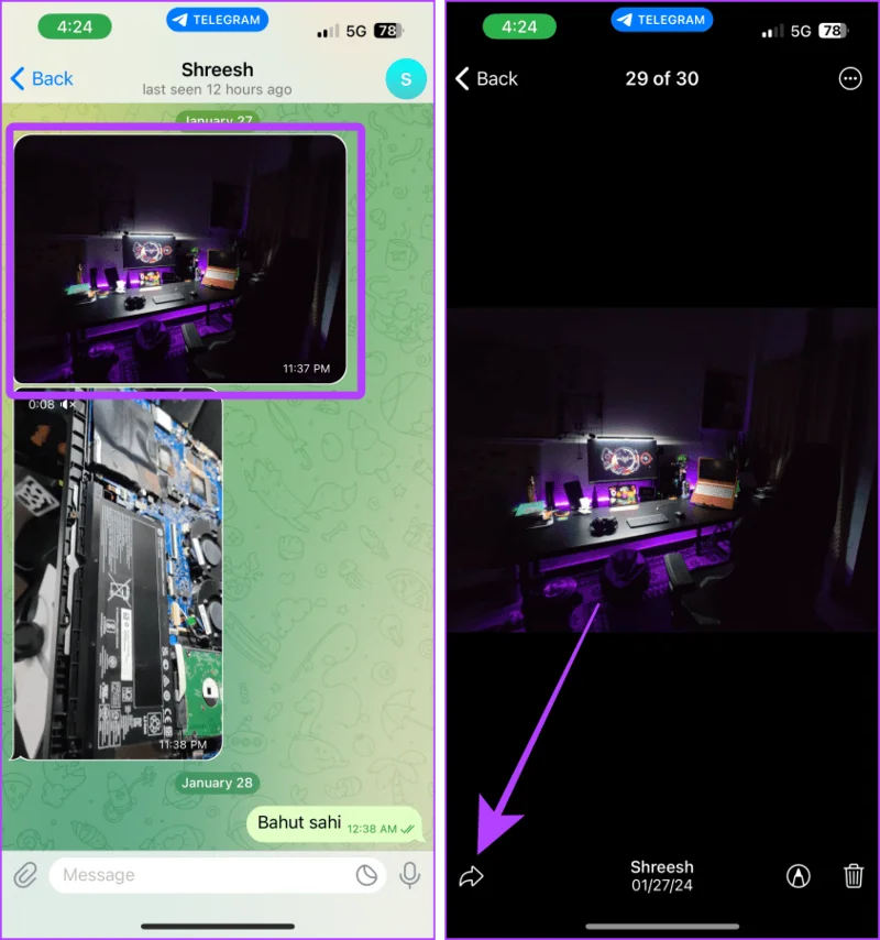 Hoe u via Telegram gedownloade bestanden kunt vinden op Android, iPhone en Mac