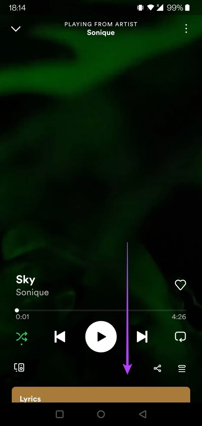 Come visualizzare i testi su Spotify Mobile, Desktop e TV