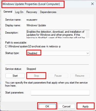 如何停止正在进行的Windows 11更新