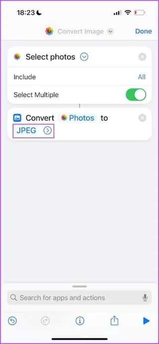 كيفية تحويل صور RAW (DNG) إلى JPG على iPhone