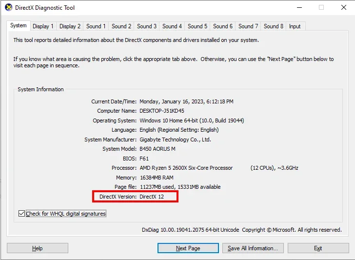 Cum să verificați versiunea Direct X în Windows 11
