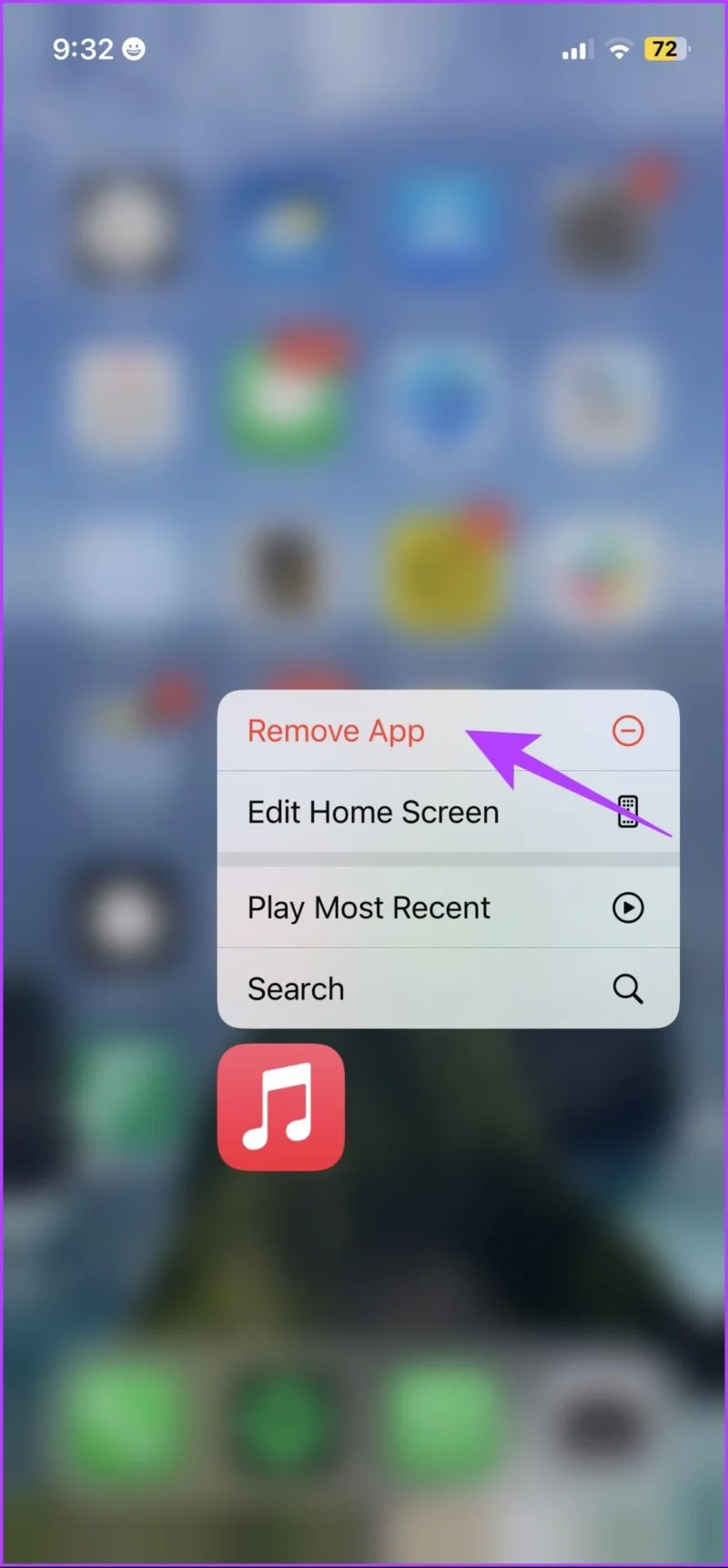 Apple Musicの削除
