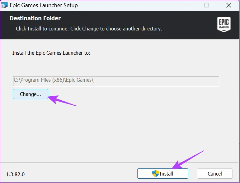 Comment changer l'emplacement d'installation d'Epic Games sous Windows