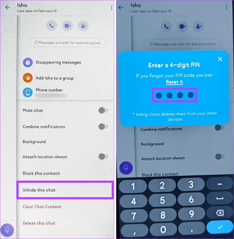 Come nascondere e mostrare le chat di Viber sul cellulare