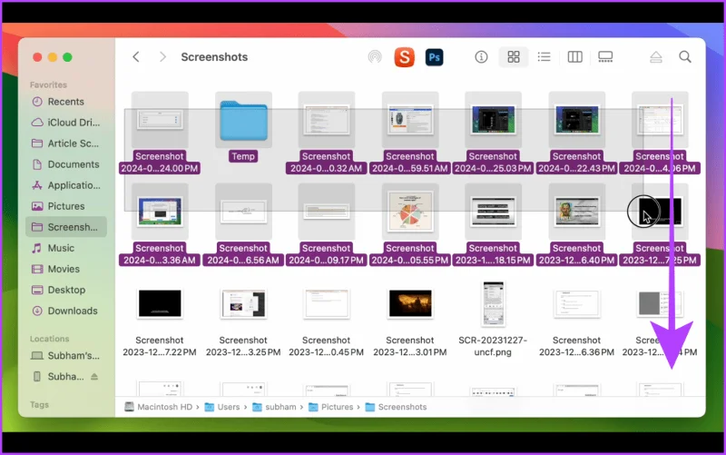7 modi per selezionare più file/elementi su Mac e iPhone