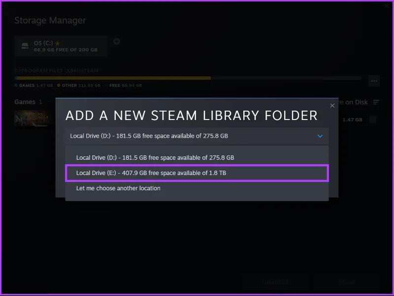 Où sont stockés les jeux Steam et comment modifier leur emplacement
