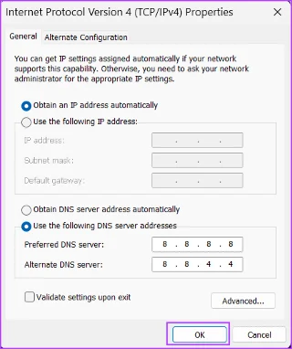 Las 8 formas principales de solucionar el 'Código de error 610 de Roblox' en Windows 11