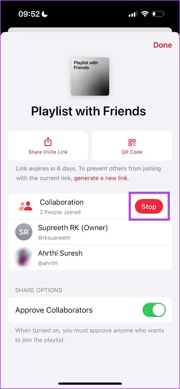 IOS 17.3: een gedeelde afspeellijst maken op Apple Music op iPhone