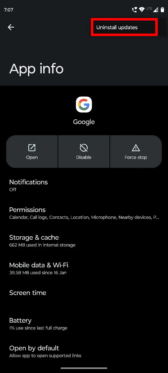 Solución – Google para Android se Muestra como Sin Conexión