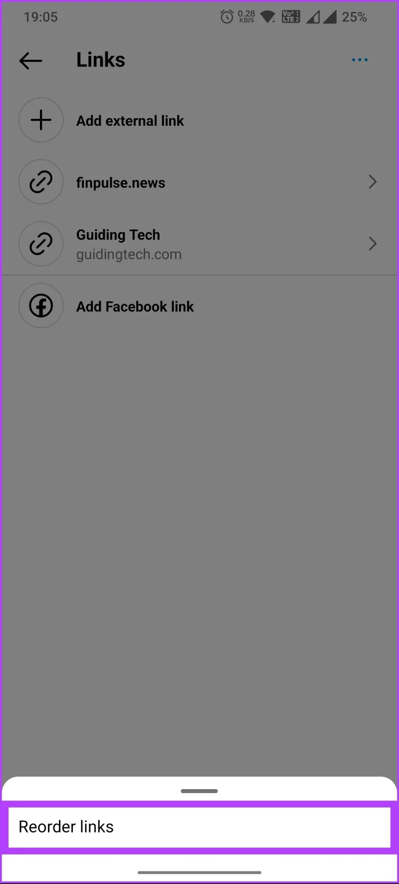 Comment ajouter un lien vers l'histoire et les publications Instagram