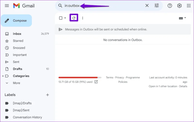 I 9 modi migliori per correggere le email bloccate nella posta in uscita di Gmail