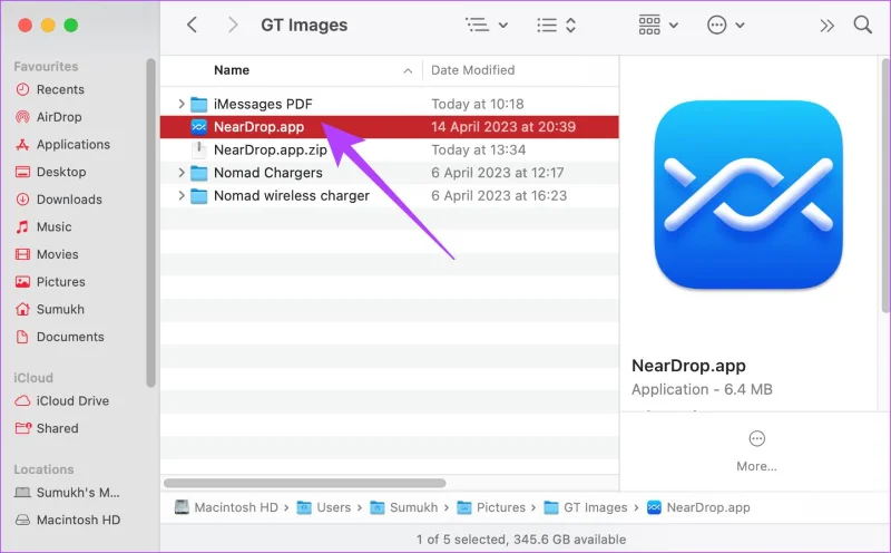 Hoe u Dichtbij delen op Mac kunt gebruiken om bestanden van Android over te zetten