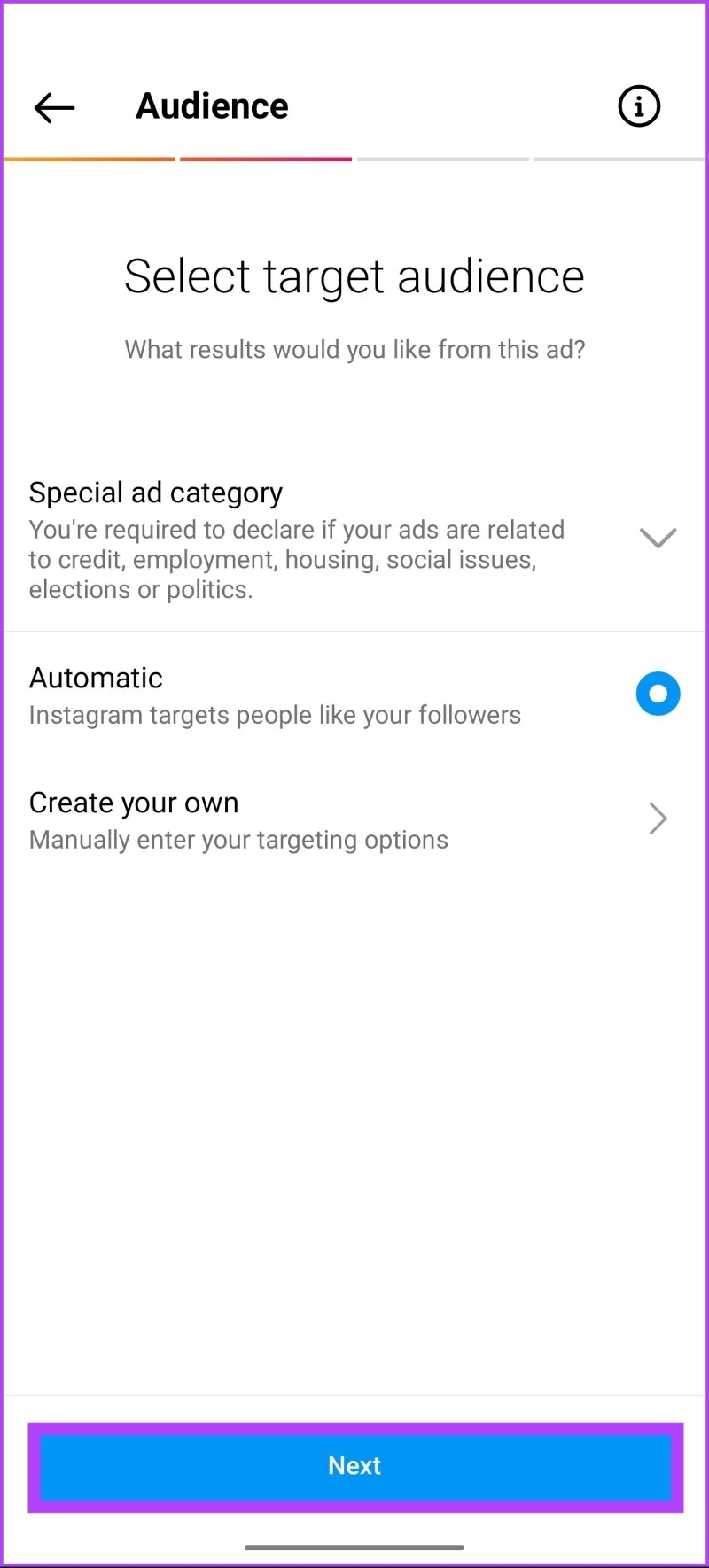 Comment ajouter un lien vers l'histoire et les publications Instagram