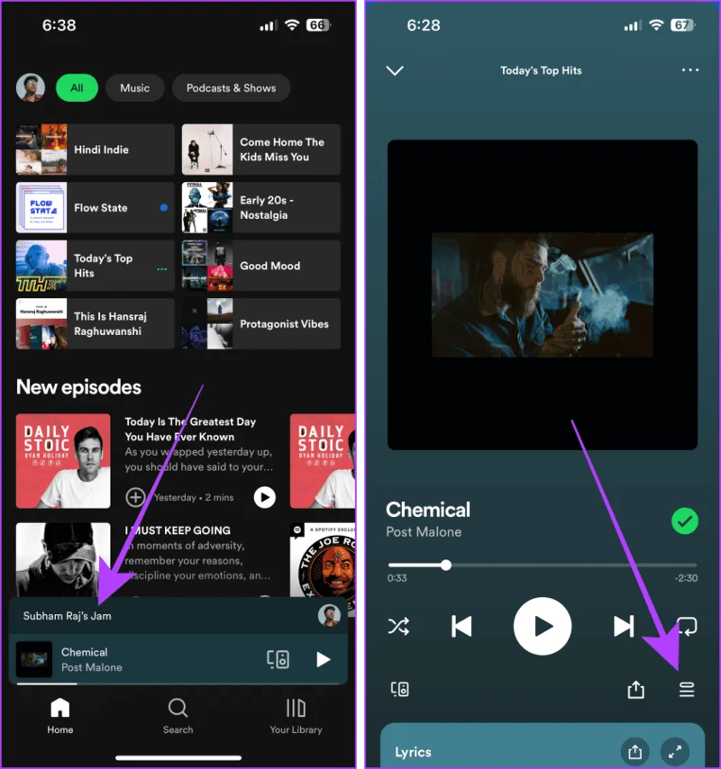 Come avviare una jam session su Spotify con gli amici