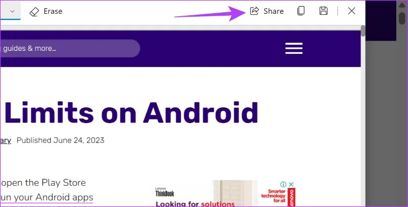 Comment prendre une capture d'écran pleine page sur Microsoft Edge