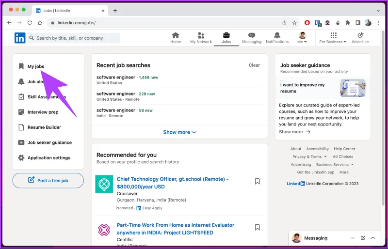 Comment trouver des publications et des emplois enregistrés sur LinkedIn