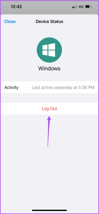 วิธีออกจากระบบอุปกรณ์ที่เชื่อมโยงจากบัญชี WhatsApp