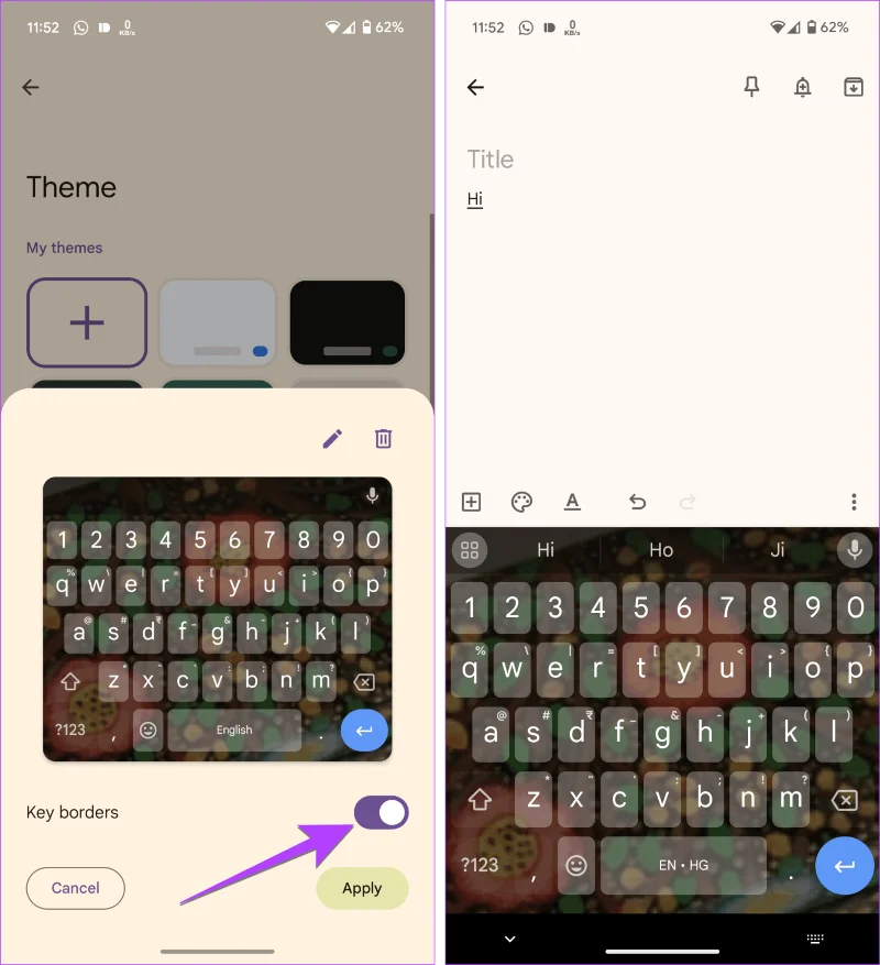 Hoe u een afbeelding op Android-toetsenborden kunt plaatsen, inclusief Samsung
