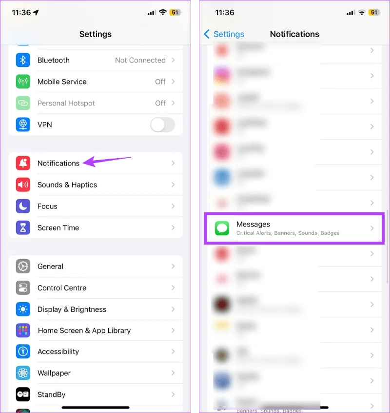 Kun je de naam van de afzender verbergen in iPhone-berichten?