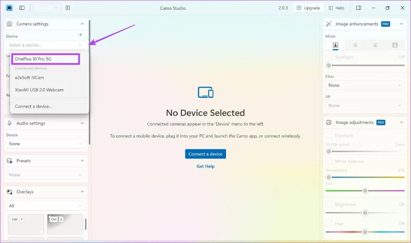 Cómo usar su teléfono como cámara web en PC y Mac
