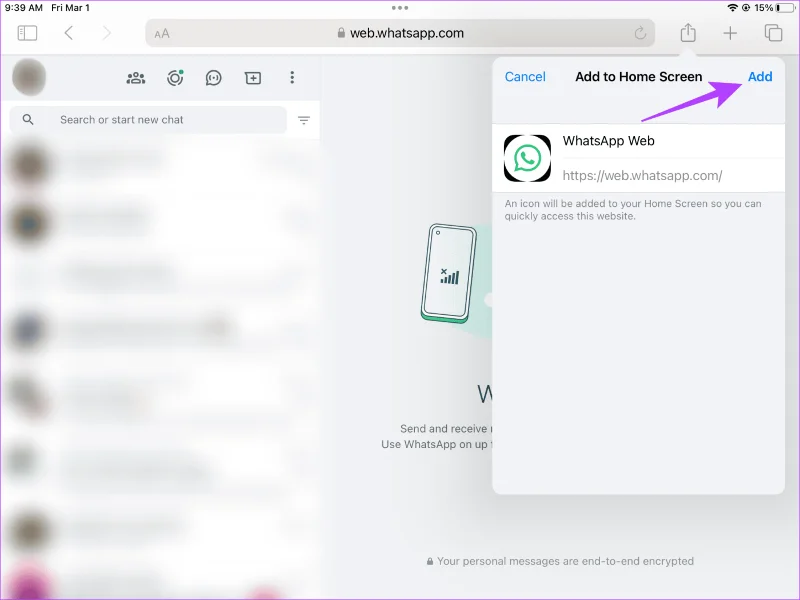 Come usare WhatsApp su iPad in attesa dell'app ufficiale