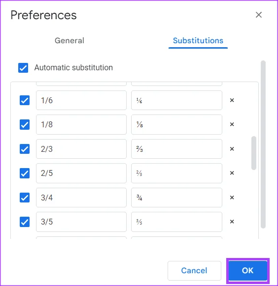 4 meilleures façons de créer une fraction dans Google Docs