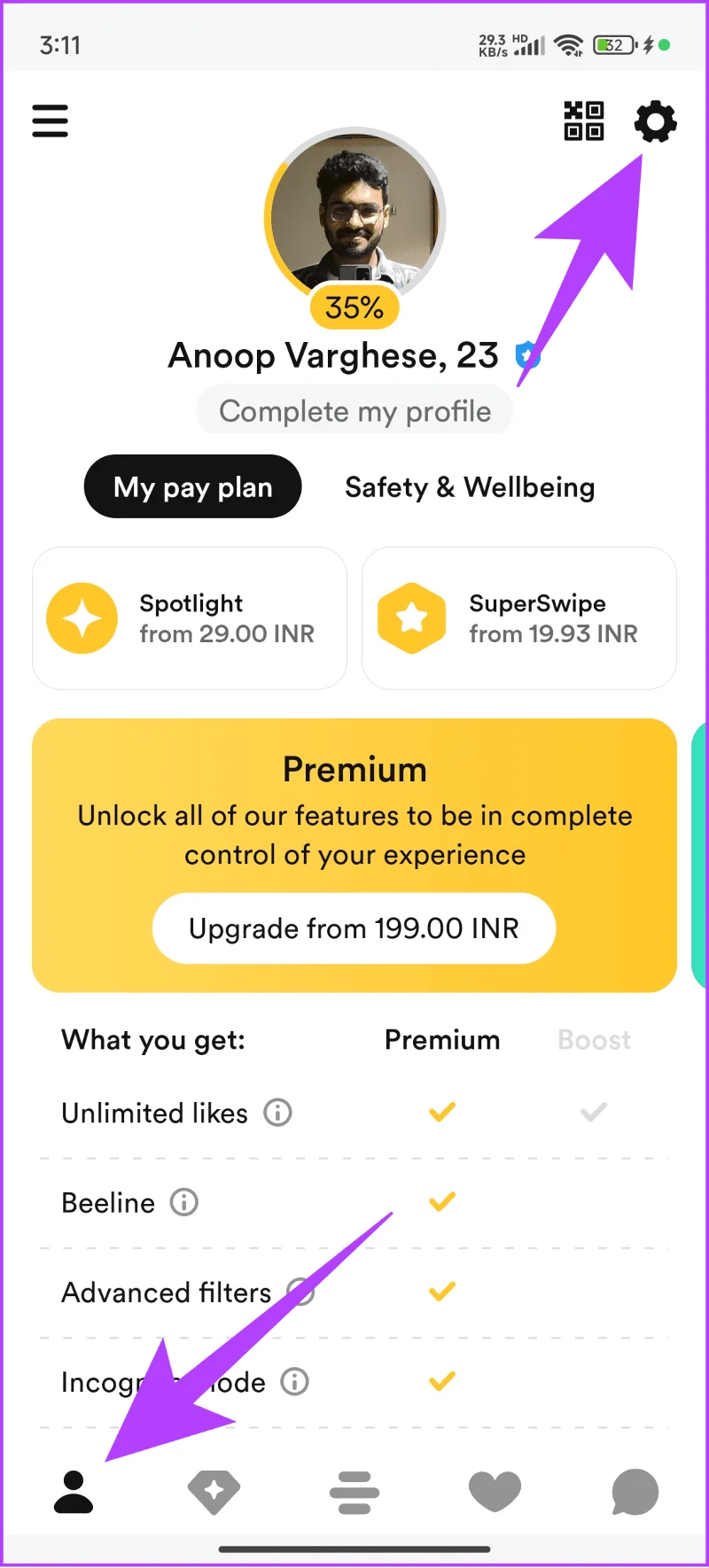 Come modificare la distanza su Bumble