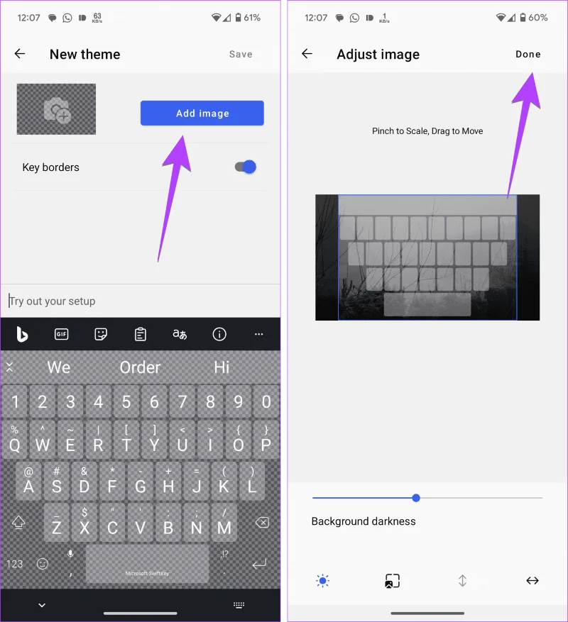 Hoe u een afbeelding op Android-toetsenborden kunt plaatsen, inclusief Samsung