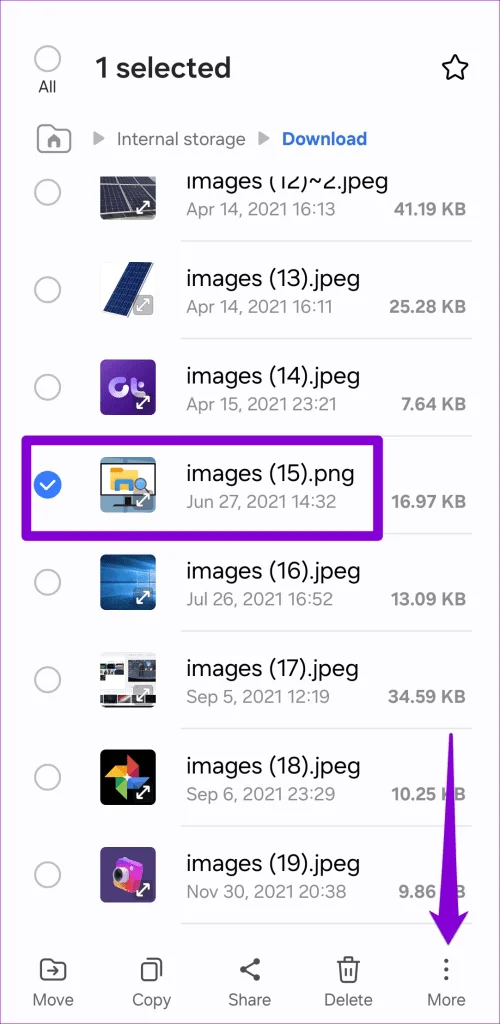 Hoe u het bestandstype (extensie) op Android kunt wijzigen