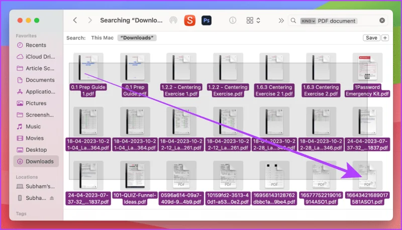 7 modi per selezionare più file/elementi su Mac e iPhone