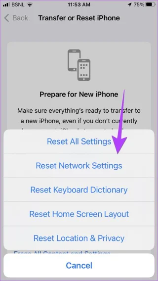 Wat er gebeurt als u de netwerkinstellingen op Android en iOS opnieuw instelt