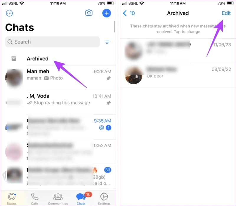 Come eliminare più o tutte le chat e i messaggi su WhatsApp