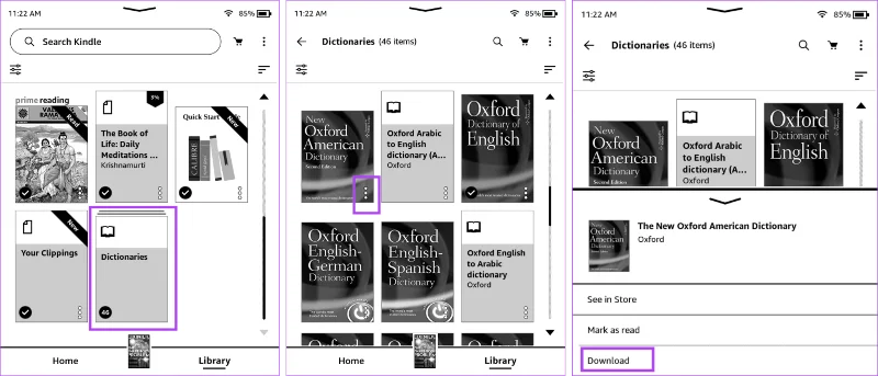 Como usar o dicionário em qualquer Kindle: um guia completo