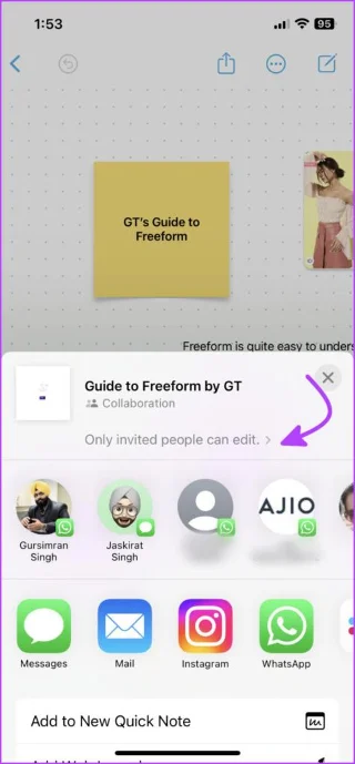 Hoe de Apple Freeform-app op iPhone en iPad te gebruiken