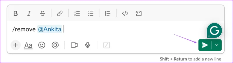 Comment supprimer quelqu'un d'une chaîne Slack
